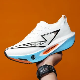 Zapatillas para correr especialidad tabla de carbono maratón hombres deportes transpirables ligeros mujeres cómodas zapatillas deportivas