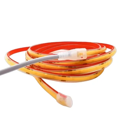 Tira de Luz LED COB Impermeable IP68, 24V Bajo Voltaje, Flexible Lineal, Iluminación para Exteriores, Piscinas y Escaleras