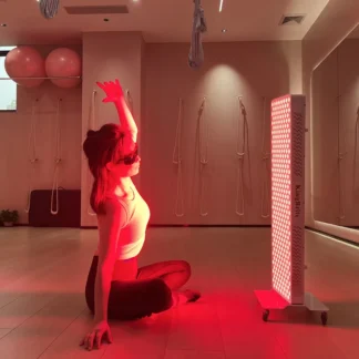 Panel de Terapia de Luz Roja LED Infrarroja con Pantalla Táctil de 7 Longitudes de Onda, Función de Pulso/Atenuación, para Rostro y Cuerpo, Máquina PDT