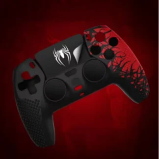 Funda Protectora de Silicona Antideslizante para Control de PS5, Compatible con el Control de PS5, con Adhesivo para el Grip del Pulgar