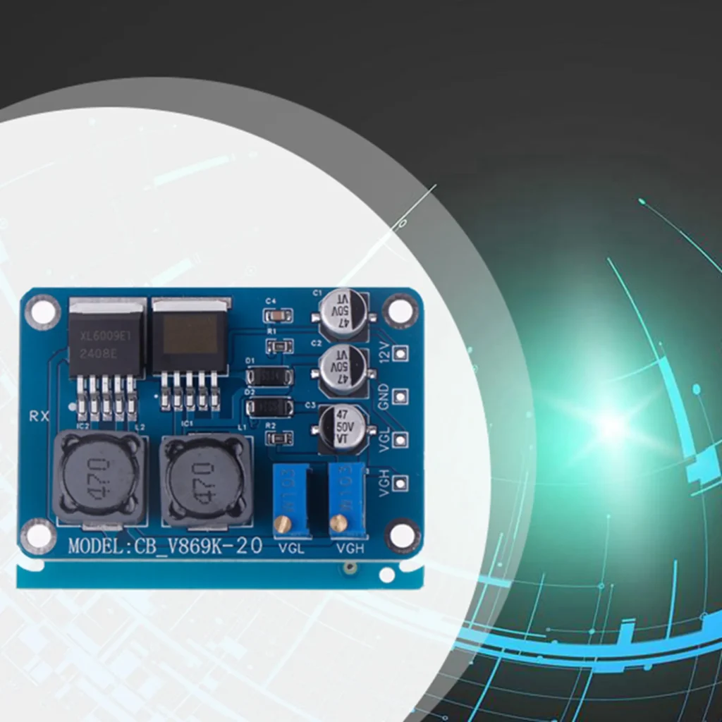 【IMPRESCINDIBLE】Módulo de reparación de CC 5X VGH VGL para panel LCD, corrección de línea horizontal de color anormal en pantalla LCD, módulo de CC para modificación de pantalla LCD