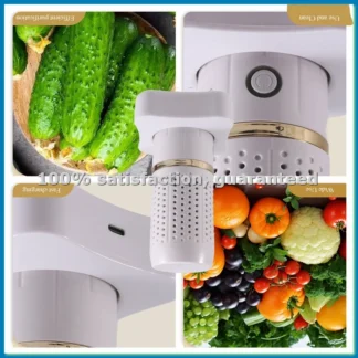 Máquina para Limpiar Frutas y Verduras, Purificador de Alimentos para Lavar Vegetales y Vajilla-ABYS