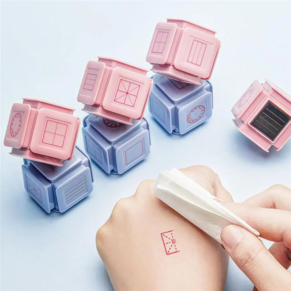 Sello educativo de seis lados para niños, sello de Educación Temprana, sello de enseñanza para maestros, sello de Pinyin revisado para niños