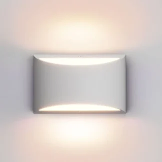 Lámpara de Pared LED Moderna de Aluminio para Interiores, 1 Unidad, Cableada, con Iluminación Arriba y Abajo, para Sala de Estar y Dormitorio