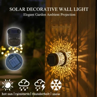 Lámpara de pared con forma de peonía alimentada por energía Solar, decoración para jardín, Patio, camino, iluminación para decoración de jardín, 1/2/4 Uds.