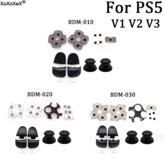 Para PS5 BDM-010 020 030 controlador L1 R1 L2 R2 botones de disparo palo analógico reparación de goma conductora para Dualsense V1 V2 V3