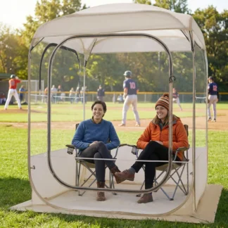 Carpa Burbuja Pop-Up con Vista Panorámica 360, Invernadero, Carpa de Camping de Montaje Rápido para Eventos Deportivos, Camping, Pesca y Animación