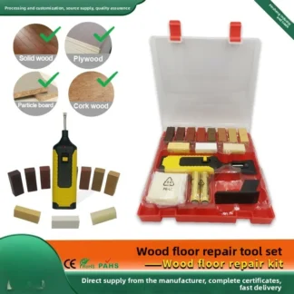 Kit especial de herramientas para suelo de madera, herramienta de reparación de instalación, juego de reparación de agujeros para muebles de suelo, transfronterizo