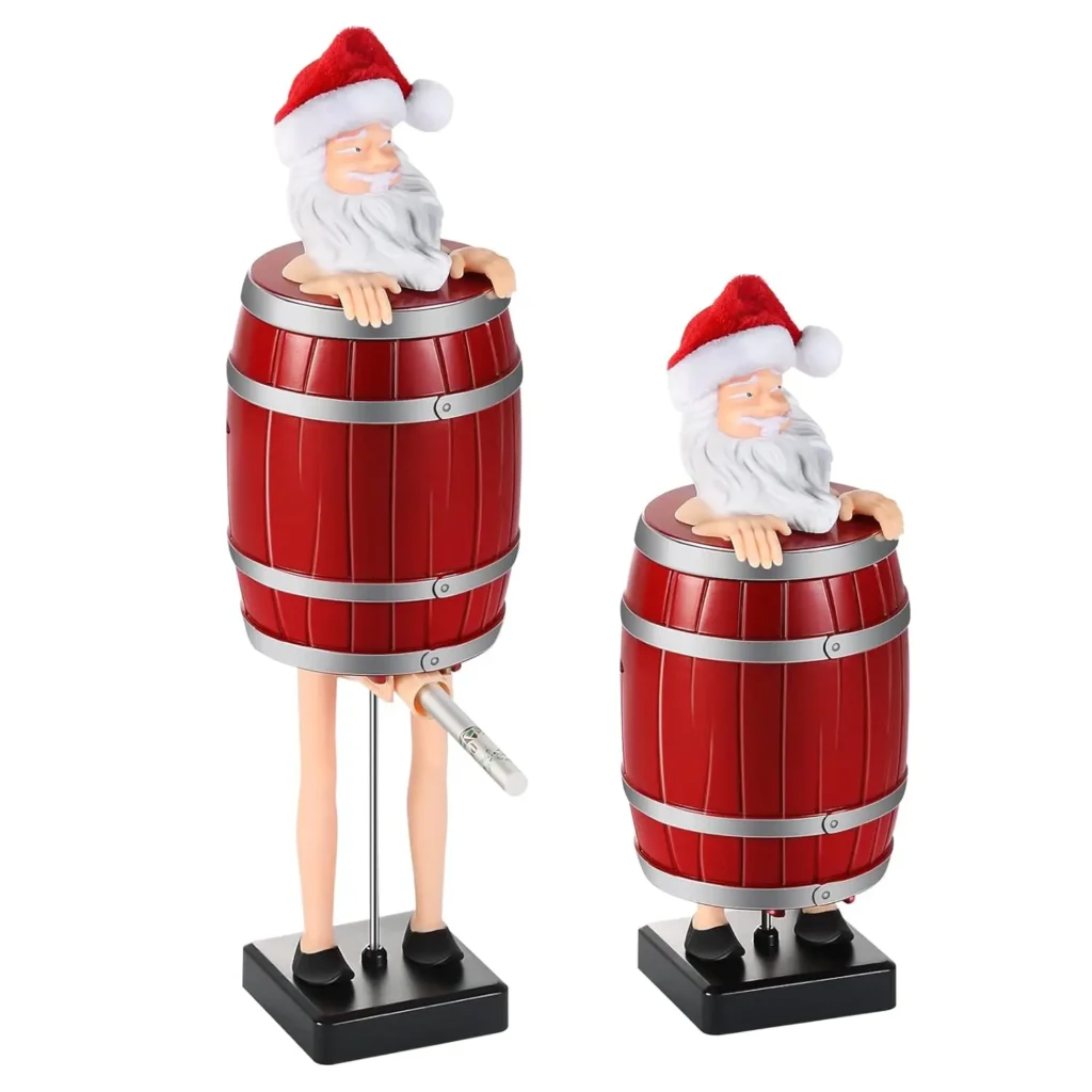 Dispensador de Cigarrillos de Papá Noel, Divertido Regalo para Hombres y Mujeres, Soporte para Cigarrillos King Size para Decoración Navideña
