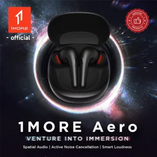 Audífonos 1MORE Aero con cancelación de ruido, Bluetooth 5.2, oferta relámpago, llamadas nítidas, 28 horas de reproducción, carga inalámbrica, auriculares electrónicos