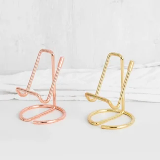 Soporte de Escritorio Metálico para Tarjetas de Visita, Teléfono Móvil, Tablet, Marco de Fotos, Notas, Cuaderno, Soporte de Hierro para Teléfono, Resistente y sin Costuras