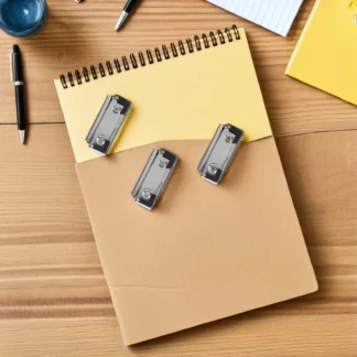 30 clips metálicos resistentes para portapapeles, clips para encuadernación de documentos de 2,95 pulgadas, para oficina, escuela, hogar, clip de almacenamiento de archivos montable, resistente