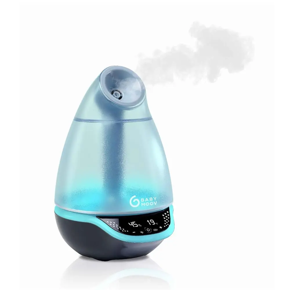 Humidificador de Vapor Frío 3 en 1 con Control de Humedad, Luz Nocturna Multicolor y Difusor de Aceites Esenciales, Fácil de Usar y Cuidar (No Necesita Filtro)