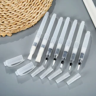 5/10 Uds. Pinceles de acuarela recargables, pinceles de pintura al agua para pintura de acuarela