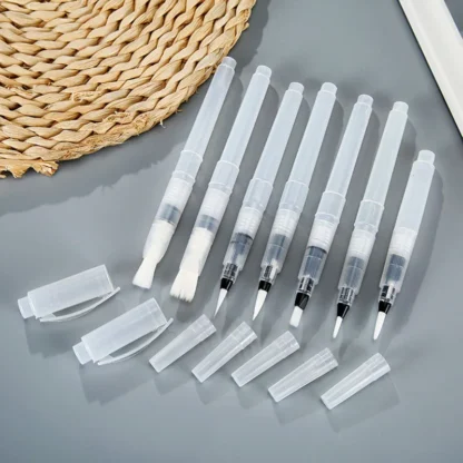 5/10 Uds. Pinceles de acuarela recargables, pinceles de pintura al agua para pintura de acuarela