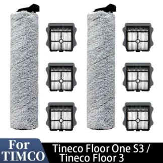 Para TIMCO Floor One S3 / Tineco Floor 3, accesorios para fregar pisos Filtro de rodillo de cerdas suaves