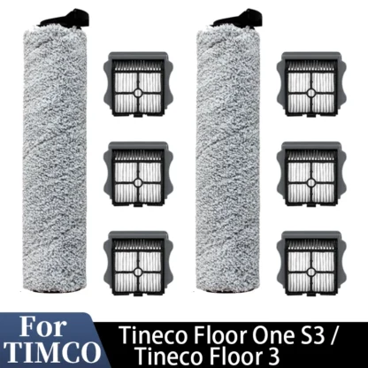 Para TIMCO Floor One S3 / Tineco Floor 3, accesorios para fregar pisos Filtro de rodillo de cerdas suaves