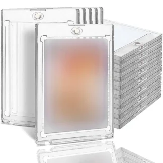 Tarjetero magnético duro de 35PT para tarjetas fotográficas de ídolo Kpop, funda protectora para tarjetas comerciales deportivas, estuche de exposición, 1-30 Uds.