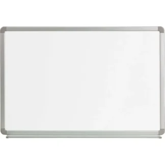 Pizarra blanca magnética de acero galvanizado, 36 ancho x 24 alto, con bandeja marcadora