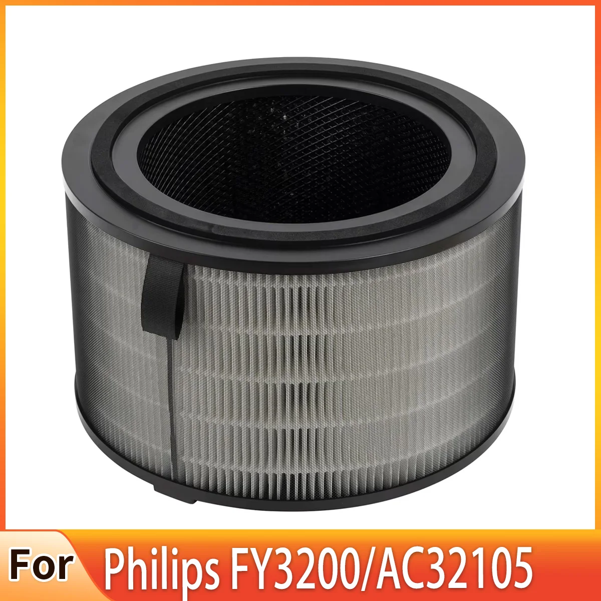 Compatible con filtro de carbón activado con cartucho filtrante purificador de aire Philips FY3200/AC32105