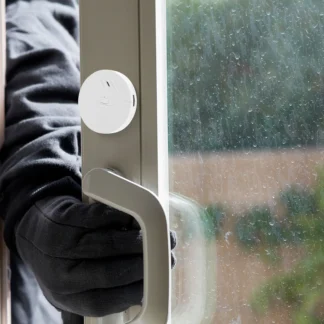 Alarma de Rotura de Vidrio, Sensor de Puerta y Ventana, Alerta de Seguridad de 130 dB, Sensor de Detección de Rotura de Vidrio, Alarma de Seguridad para Ventanas