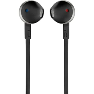 Audífonos JBL T205 con Autorización Oficial, Semi-in-ear, Cableados, Deportivos, con Micrófono, Interfaz de 3.5mm para Teléfono y Juegos