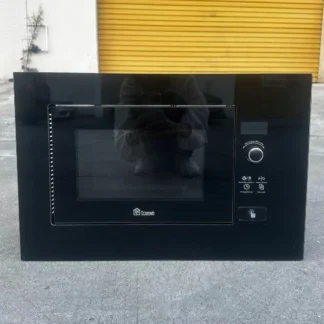 Horno microondas inteligente negro autointegrado, pantalla táctil LED Digital de 20L para uso doméstico o en coche, diseño tridimensional para exportación
