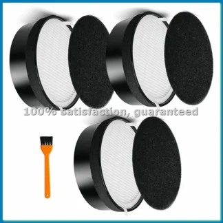 Paquete de 3 filtros de repuesto H132 para purificador de aire H132, prefiltros de repuesto, pieza H132-RF-A62I