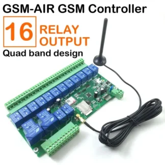 Sistema de control remoto GSM-AIR de 16 canales, control de relé GSM para control de interruptores de luz