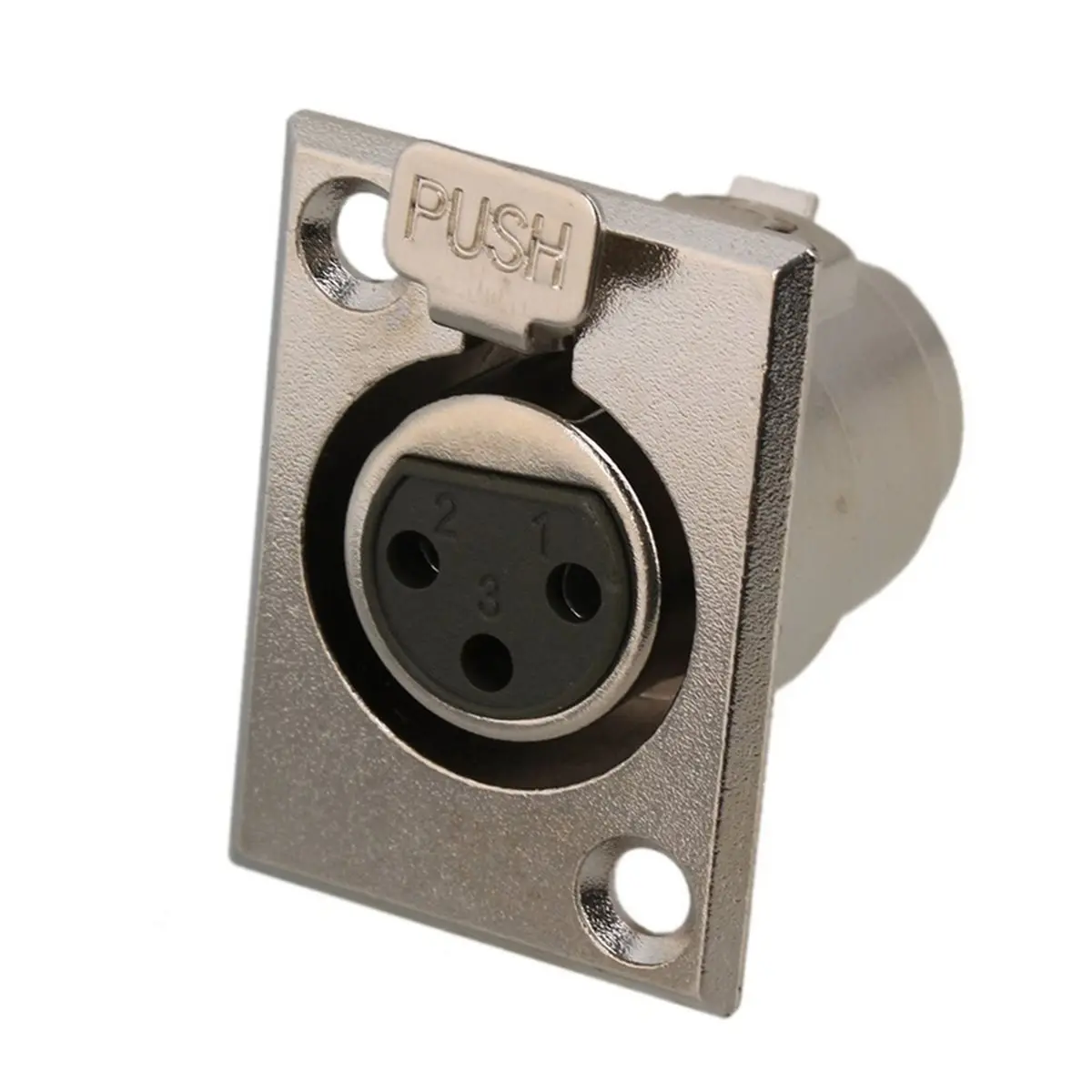 10 Conectores XLR de 3 Pines Macho y Hembra para Montaje en Panel, Conector Jack para Micrófono, Accesorios para Amplificador, Diámetro de Cable de 6 mm