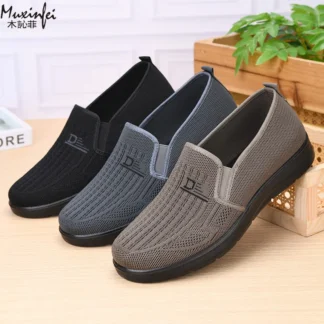 Zapatos Casuales para Hombre, Primavera 2026, Suela Suave, Transpirables, de Tela, Antideslizantes