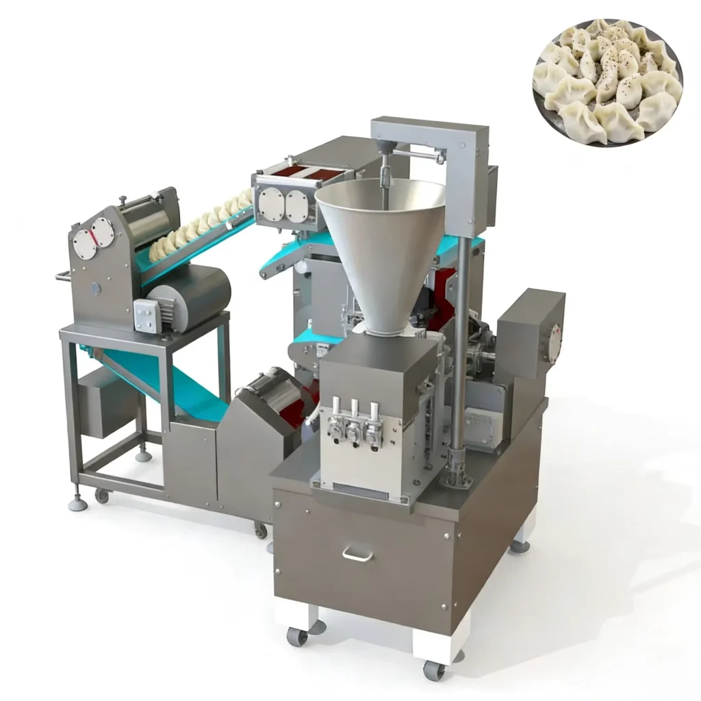 Línea Completa Automática para la Producción de Dumplings - Máquinas de Alto Rendimiento para la Elaboración de Productos a Base de Granos, 50 kg/h