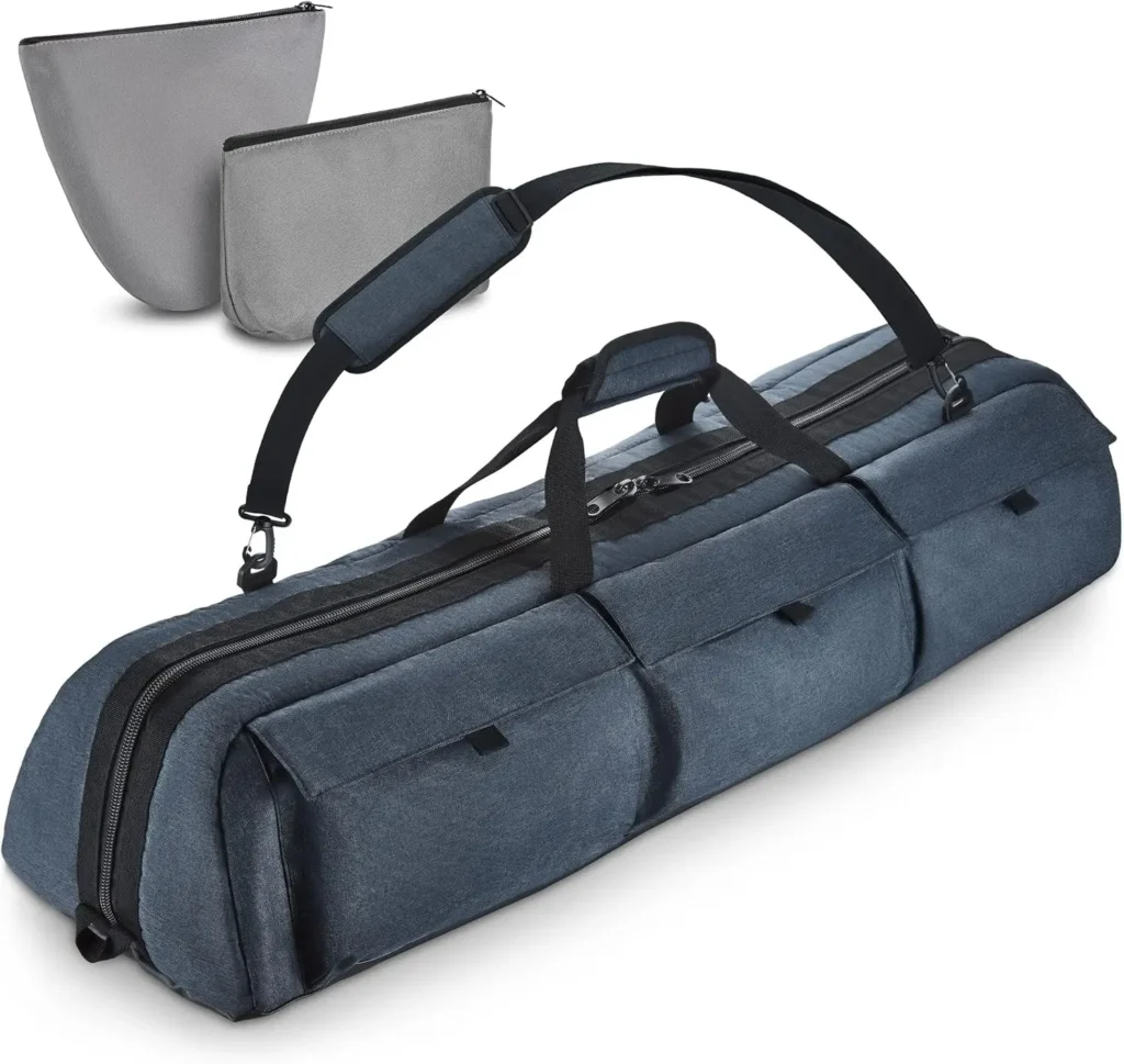 Bolsa para telescopio multiusos – Amortiguador, repelente al agua (40') con correa ajustable y almacenamiento adicional: se adapta a Celestron