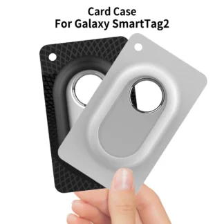 Funda protectora de tarjetas para Samsung Galaxy SmartTag2, funda de tarjeta tipo billetera antideslizante suave, soporte localizador antipérdida para bolso