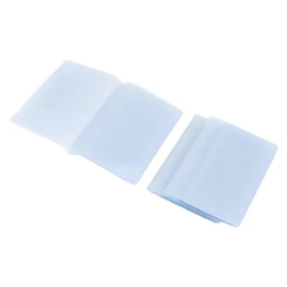 3 Fundas Protectoras Transparentes de PVC Suave para Tarjetas de Crédito, 10/20 Páginas, Cartera de Plástico Transparente, Insertos para Cartera de Tarjetas