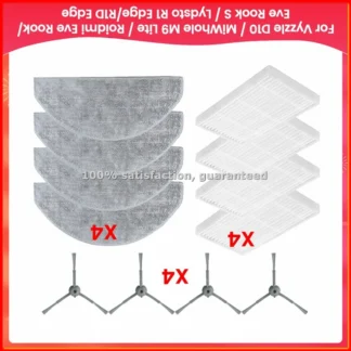 Para Vyzzle D10 / MiWhole M9 Lite / Eve, Eve S / R1 Edge, R1D Edge: Filtro, cepillo lateral y mopa - ABLM